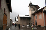 Centre of Ceillac, begin- and endpoint of this tour, Photographer: Hugo van der Sluys. (291 Kbytes)